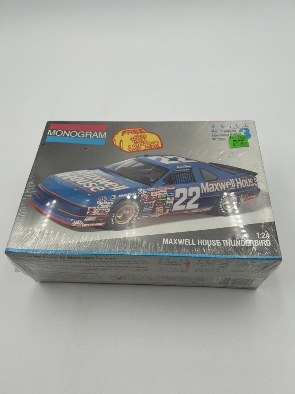 Monogram Maxwell House Thunderbird #22 Model Kit 1:24 Scale 2942 Nascar 1991 NEW